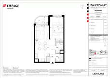 2 pokoje, mieszkanie 44,38 m², parter, oferta nr B.A.0.7, Zajezdnia, Poznań, Jeżyce, Jeżyce, ul. Zwierzyniecka 26