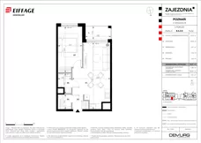 2 pokoje, mieszkanie 44,41 m², parter, oferta nr B.A.0.8, Zajezdnia, Poznań, Jeżyce, Jeżyce, ul. Zwierzyniecka 26