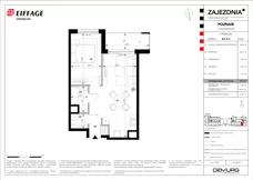 2 pokoje, mieszkanie 43,10 m², parter, oferta nr B.C.0.3, Zajezdnia, Poznań, Jeżyce, Jeżyce, ul. Zwierzyniecka 26