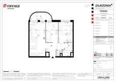 3 pokoje, mieszkanie 51,25 m², parter, oferta nr B.A.0.13, Zajezdnia, Poznań, Jeżyce, Jeżyce, ul. Zwierzyniecka 26