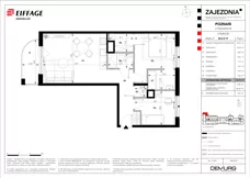 3 pokoje, mieszkanie 66,15 m², piętro 2, oferta nr B.A.2.17, Zajezdnia, Poznań, Jeżyce, Jeżyce, ul. Zwierzyniecka 26