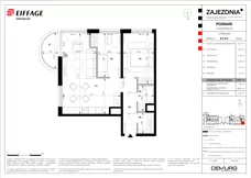3 pokoje, mieszkanie 58,51 m², parter, oferta nr B.C.0.2, Zajezdnia, Poznań, Jeżyce, Jeżyce, ul. Zwierzyniecka 26