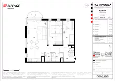 3 pokoje, mieszkanie 67,87 m², parter, oferta nr B.A.0.12, Zajezdnia, Poznań, Jeżyce, Jeżyce, ul. Zwierzyniecka 26