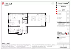 4 pokoje, mieszkanie 97,28 m², piętro 3, oferta nr B.B.3.2, Zajezdnia, Poznań, Jeżyce, Jeżyce, ul. Zwierzyniecka 26