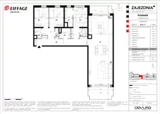 4 pokoje, mieszkanie 118,88 m², piętro 1, oferta nr B.A.1.7, Zajezdnia, Poznań, Jeżyce, Jeżyce, ul. Zwierzyniecka 26