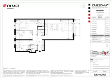 4 pokoje, mieszkanie 97,29 m², piętro 1, oferta nr B.B.1.2, Zajezdnia, Poznań, Jeżyce, Jeżyce, ul. Zwierzyniecka 26
