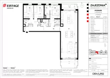 4 pokoje, mieszkanie 119,04 m², piętro 2, oferta nr B.A.2.7, Zajezdnia, Poznań, Jeżyce, Jeżyce, ul. Zwierzyniecka 26
