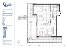 3 pokoje, apartament 54,68 m², piętro 2, oferta nr 2/81/, Omega Lake Apartments, Olsztyn, Dajtki, ul. Sielska 4