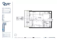 2 pokoje, apartament 36,51 m², piętro 2, oferta nr 2/83/, Omega Lake Apartments, Olsztyn, Dajtki, ul. Sielska 4