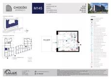 1 pokój, mieszkanie 30,62 m², parter, oferta nr M145, Chodźki Residence 2, Lublin, Czechów Południowy,  ul. Chodźki