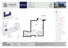 1 pokój, mieszkanie 44,24 m², piętro 2, oferta nr MU167, Chodźki Residence 2, Lublin, Czechów Południowy,  ul. Chodźki