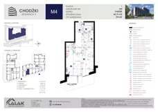 2 pokoje, mieszkanie 41,22 m², piętro 3, oferta nr MU61, Chodźki Residence 2, Lublin, Czechów Południowy,  ul. Chodźki