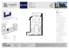 2 pokoje, mieszkanie 50,89 m², piętro 2, oferta nr MU169, Chodźki Residence 2, Lublin, Czechów Południowy,  ul. Chodźki