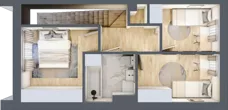 Dom 71,55 m², oferta nr B6, Villa Stoki - domy, Łódź, Widzew, ul. Beskidzka 109