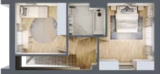 5 pokoi, mieszkanie 108,78 m², piętro 3, oferta nr B4, Villa Stoki, Łódź, Widzew, ul. Beskidzka 109
