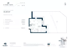 2 pokoje, mieszkanie 39,60 m², piętro 1, oferta nr A1.6.13, Cascada, Łódź, Bałuty, ul. Inflacka 120