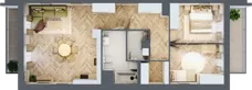 3 pokoje, mieszkanie 71,93 m², piętro 8, oferta nr B8.2, Piekarska Park, Łódź, Bałuty, ul. Piekarska 27/29