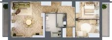 3 pokoje, mieszkanie 71,93 m², piętro 9, oferta nr B9.2, Piekarska Park, Łódź, Bałuty, ul. Piekarska 27/29