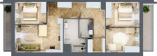 4 pokoje, mieszkanie 71,45 m², piętro 10, oferta nr B10.2, Piekarska Park, Łódź, Bałuty, ul. Piekarska 27/29