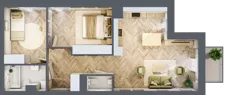 3 pokoje, mieszkanie 63,36 m², piętro 5, oferta nr 157, Nowy Czechów, Lublin, Czechów Południowy, ul. Kameralna 3
