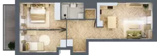 3 pokoje, mieszkanie 57,97 m², piętro 6, oferta nr 99, Nowy Czechów, Lublin, Czechów Południowy, ul. Kameralna 3
