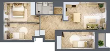 4 pokoje, mieszkanie 69,65 m², piętro 8, oferta nr 104, Nowy Czechów, Lublin, Czechów Południowy, ul. Kameralna 3