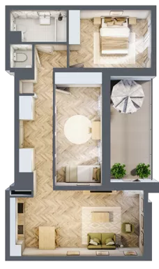 3 pokoje, mieszkanie 71,51 m², piętro 10, oferta nr 200, Nowy Czechów, Lublin, Czechów Południowy, ul. Kameralna 3