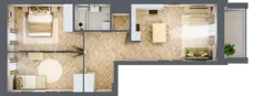 3 pokoje, mieszkanie 61,10 m², piętro 6, oferta nr 73, Nowy Czechów, Lublin, Czechów Południowy, ul. Kameralna 3