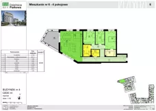 4 pokoje, mieszkanie 117,64 m², parter, oferta nr 6/4A, Dzielnica Parkowa, Rzeszów, Słocina, ul. Ignacego Paderewskiego 47