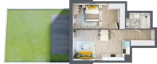 2 pokoje, mieszkanie 48,19 m², parter, oferta nr A-B0M2, Osiedle Blask, Łódź, Bałuty, ul. Smugowa 24