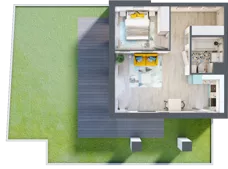 2 pokoje, mieszkanie 45,96 m², parter, oferta nr A-A0M4, Osiedle Blask, Łódź, Bałuty, ul. Smugowa 24
