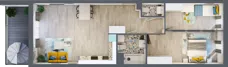 3 pokoje, mieszkanie 71,70 m², piętro 5, oferta nr A-D5M3, Osiedle Blask, Łódź, Bałuty, ul. Smugowa 24