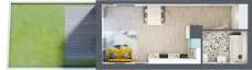 1 pokój, mieszkanie 32,97 m², parter, oferta nr B-A0M4, Osiedle Blask, Łódź, Bałuty, ul. Smugowa 24
