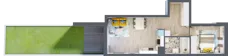 2 pokoje, mieszkanie 45,33 m², parter, oferta nr B-B0M3, Osiedle Blask, Łódź, Bałuty, ul. Smugowa 24