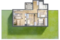 4 pokoje, mieszkanie 73,11 m², parter, oferta nr M03, Apartamenty Jordanowska, Warszawa, Praga Południe, Gocławek, ul. Jordanowska 18
