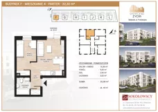 2 pokoje, mieszkanie 31,96 m², piętro 2, oferta nr F16, Symfonia Życia etap II, Białystok, Zawady, ul. Produkcyjna