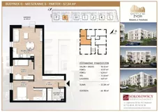 3 pokoje, mieszkanie 57,08 m², piętro 2, oferta nr H17, Symfonia Życia etap II, Białystok, Zawady, ul. Produkcyjna
