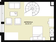 3 pokoje, apartament 61,22 m², piętro 3, oferta nr A.3.43, Morzlive etap 1, Ustronie Morskie, ul. Graniczna 4