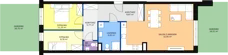 3 pokoje, mieszkanie 76,38 m², parter, oferta nr C 0.05, Naramowicka 100, Poznań, Winogrady, Winogrady, ul. Naramowicka 100