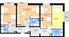 4 pokoje, mieszkanie 109,64 m², piętro 2, oferta nr C 2.14, Naramowicka 100, Poznań, Winogrady, Winogrady, ul. Naramowicka 100