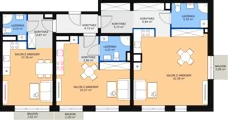3 pokoje, mieszkanie 110,04 m², piętro 3, oferta nr C 3.15, Naramowicka 100, Poznań, Winogrady, Winogrady, ul. Naramowicka 100