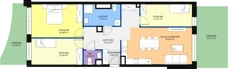 4 pokoje, mieszkanie 92,33 m², parter, oferta nr D 0.01, Naramowicka 100, Poznań, Winogrady, Winogrady, ul. Naramowicka 100
