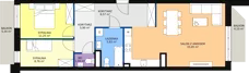 3 pokoje, mieszkanie 75,92 m², piętro 6, oferta nr D 6.04, Naramowicka 100, Poznań, Winogrady, Winogrady, ul. Naramowicka 100
