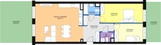 3 pokoje, mieszkanie 88,73 m², parter, oferta nr D 0.10, Naramowicka 100, Poznań, Winogrady, Winogrady, ul. Naramowicka 100