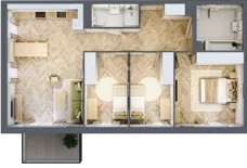 4 pokoje, mieszkanie 81,38 m², piętro 4, oferta nr 1.4.09, Rytelska, Gdańsk, Orunia Górna-Gdańsk Południe, ul. Rytelska