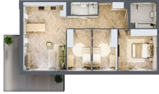 4 pokoje, mieszkanie 81,38 m², piętro 4, oferta nr 2.4.09, Rytelska, Gdańsk, Orunia Górna-Gdańsk Południe, ul. Rytelska