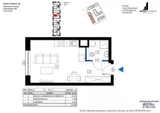 1 pokój, mieszkanie 27,85 m², piętro 1, oferta nr A21, Maratońska 49, Łódź, Polesie, Retkinia, ul. Maratońska 49