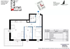 3 pokoje, mieszkanie 56,42 m², piętro 1, oferta nr B32, Maratońska 49, Łódź, Polesie, Retkinia, ul. Maratońska 49