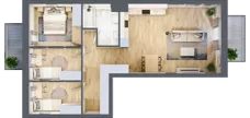 1 pokój, mieszkanie 29,34 m², piętro 6, oferta nr C29, Maratońska 49, Łódź, Polesie, Retkinia, ul. Maratońska 49