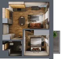 2 pokoje, apartament 32,82 m², piętro 5, oferta nr 237, Folwark Scheiblera, Łódź, Widzew, ul. Tymienieckiego 33A